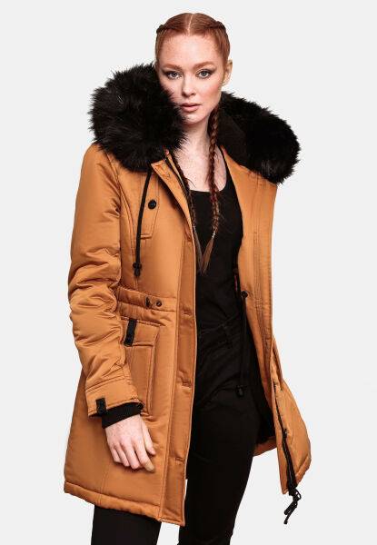 Marikoo Navahoo Luluna Princess Damen Kunstfell Winterjacke Günstig kaufen