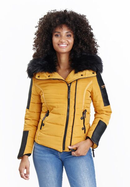 Marikoo Navahoo Yuki Damen Jacke mit Tedyfell Cyber Monday