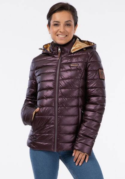 Marikoo Navahoo Aurelianaa Damen glänzende Steppjacke Lagerräumung