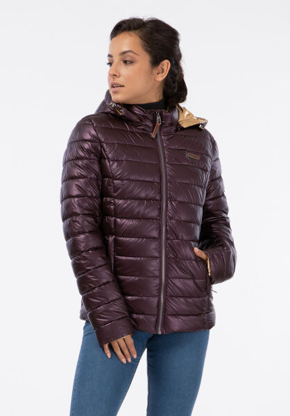 Marikoo Navahoo Aurelianaa Damen glänzende Steppjacke Lagerräumung