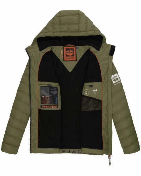 Marikoo Stone Harbour Zaharoo wasserdichte Herren Regen Steppjacke Discount Store für neue Produkte