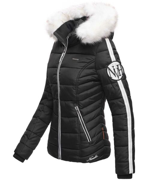 Marikoo Navahoo Khingaas Damen Winter Steppjacke mit Kapuze Fabrikladen