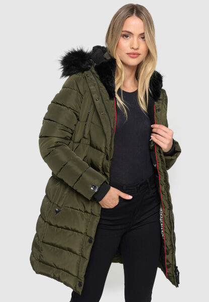 Marikoo Navahoo Lotusblüte Princess Damen lange Winter Steppjacke Begrenzt auf 3 Tage