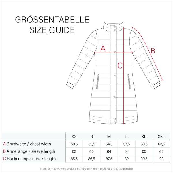 Marikoo Navahoo Lotusblüte Princess Damen lange Winter Steppjacke Begrenzt auf 3 Tage