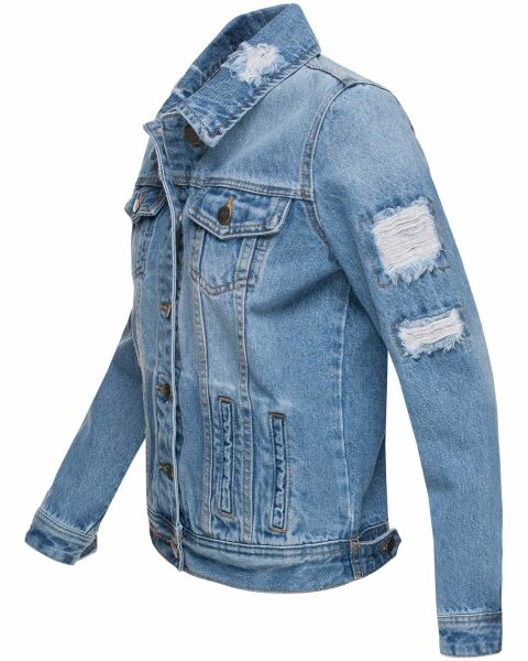 Marikoo Navahoo Pamuyaa Damen Jeans Jacke Speichern exportieren