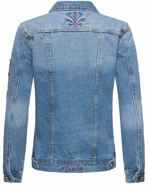 Marikoo Navahoo Pamuyaa Damen Jeans Jacke Speichern exportieren