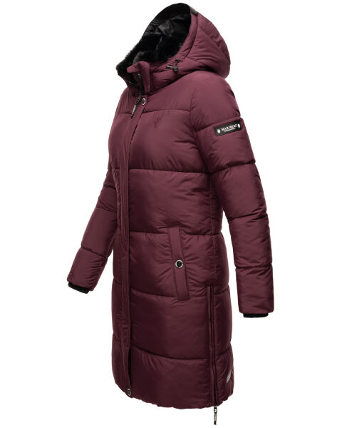 Marikoo Streliziaa Damen lange Winter Steppjacke Fellkragen Hotsell