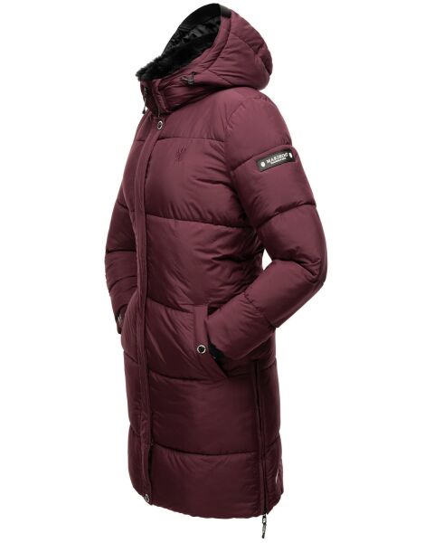 Marikoo Streliziaa Damen lange Winter Steppjacke Fellkragen Hotsell