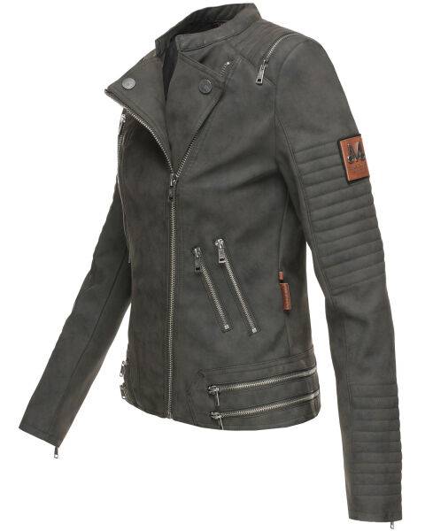 Marikoo Akikoo Damen Kunst-Wildleder Jacke Schlussverkauf