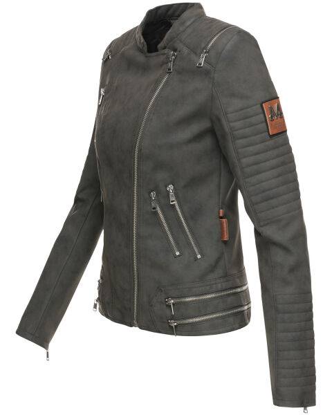 Marikoo Akikoo Damen Kunst-Wildleder Jacke Schlussverkauf