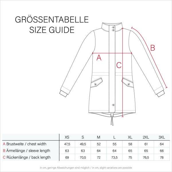 Marikoo Damen Outdoor wasserabweisende Übergangsjacke Fabrikverkauf