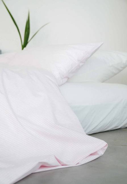 Melawear Perkal Bettwäsche Set MAJULI Stripes Kostenlose Rückgabe