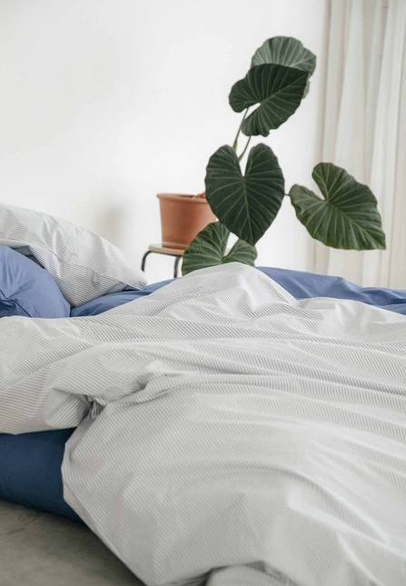 Melawear Perkal Bettwäsche Set MAJULI Stripes Letzte 3 Tage