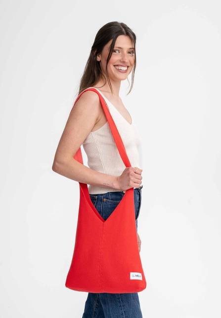 Melawear Unisex Jacquard Strick Tasche RAJRUPA Sonderangebot der Fabrik