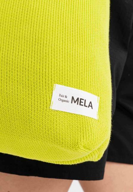 Melawear Unisex Jacquard Strick Tasche RAJRUPA Vierteljährliche Förderung
