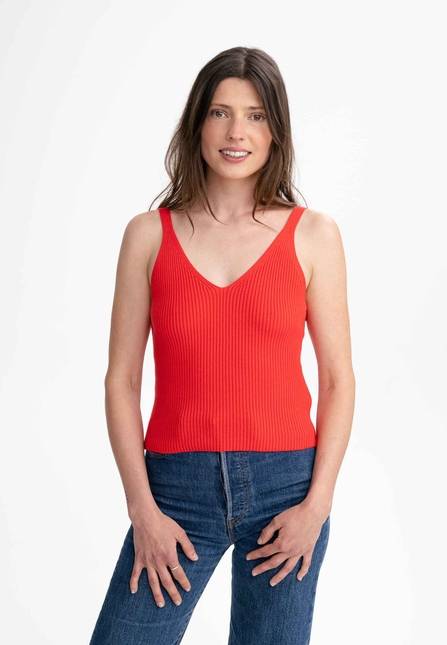 Melawear V-Neck Strick Top RHADA Verkauf