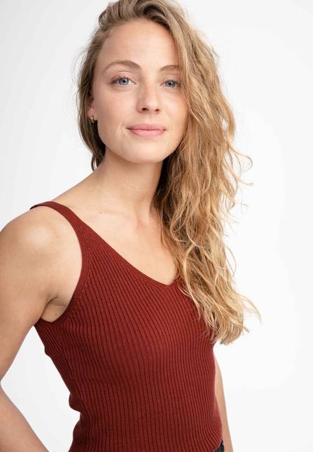 Melawear V-Neck Strick Top RHADA Angebote