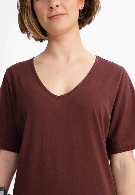 Melawear Damen V-Neck Kleid JANITRA im Angebot