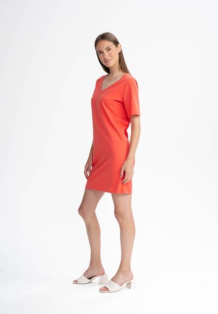 Melawear Damen V-Neck Kleid JANITRA Schlussverkauf