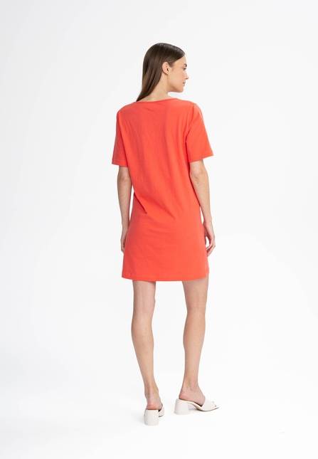 Melawear Damen V-Neck Kleid JANITRA Schlussverkauf
