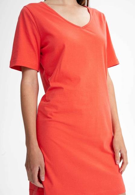 Melawear Damen V-Neck Kleid JANITRA Schlussverkauf