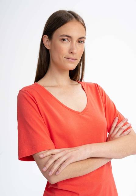 Melawear Damen V-Neck Kleid JANITRA Schlussverkauf