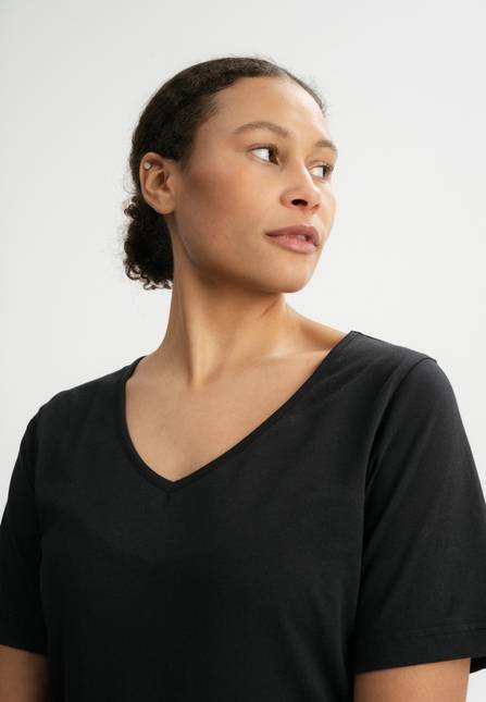 Melawear Damen V-Neck Kleid JANITRA Günstiger Verkauf
