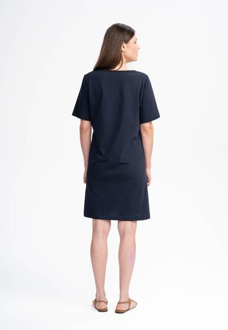 Melawear Damen V-Neck Kleid JANITRA Fabrikverkauf