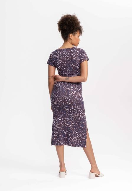 Melawear V-Neck Kleid lang SHREOSHI Rabatt