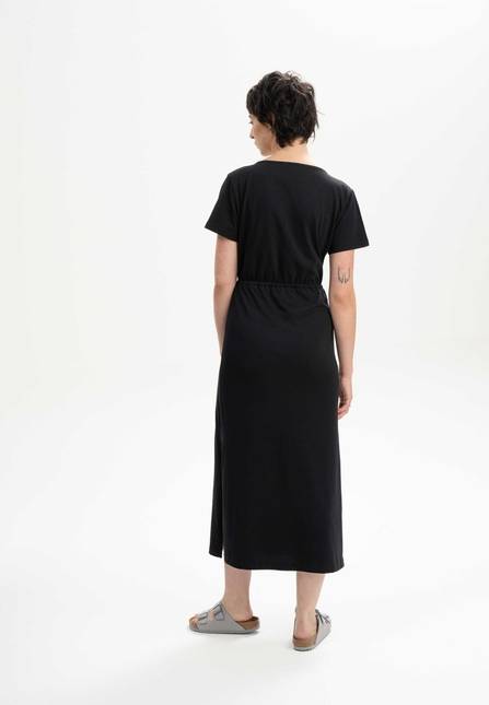 Melawear V-Neck Kleid lang SHREOSHI Versandkostenfrei