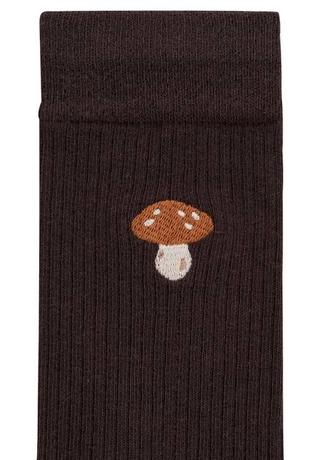 Melawear Unisex Gerippte Socken Stickerei 1er Pack Exklusivangebot