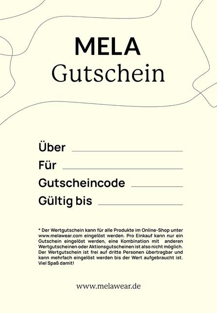 Melawear Gutschein über 150€ Im Verkauf