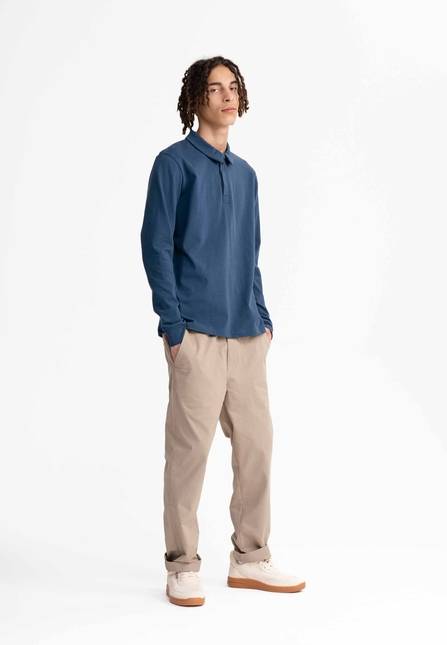 Melawear Herren Langarm Polo Shirt DIVIT 50% Rabatt für begrenzte Zeit
