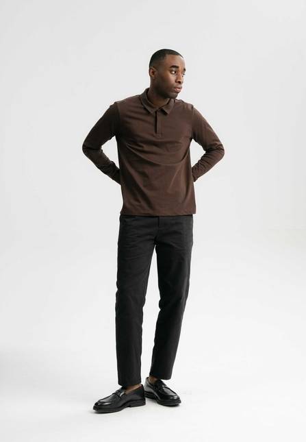 Melawear Herren Langarm Polo Shirt DIVIT Rabatte dieses Monats