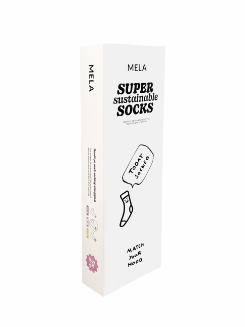 Melawear Unisex Gerippte Socken Stickerei 5er Pack Limitierter Zeitrabatt