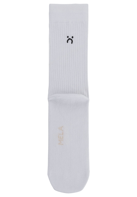 Melawear Unisex Gerippte Socken Stickerei 5er Pack Limitierter Zeitrabatt