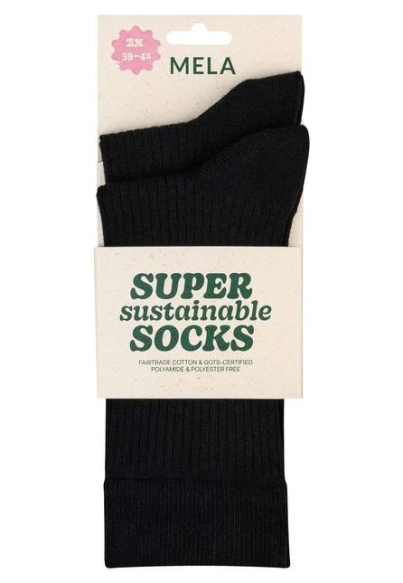 Melawear Gerippte Socken 2er Pack Vatertagsangebot