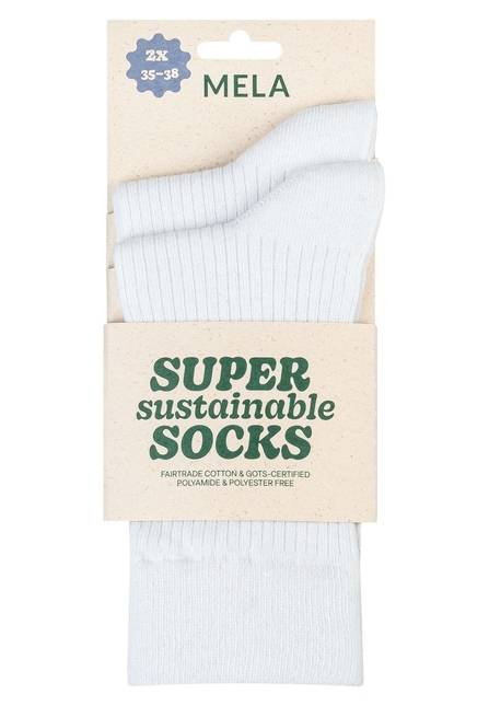 Melawear Gerippte Socken 2er Pack Jubiläumsangebot