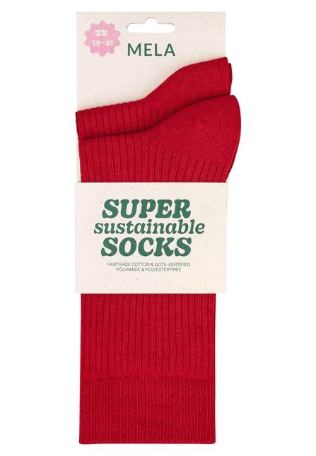Melawear Gerippte Socken 2er Pack Online Outlet
