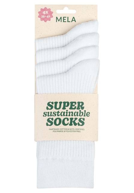 Melawear Gerippte Socken 4er Pack Saisonale Angebote
