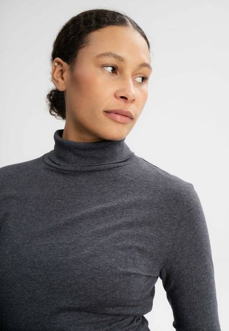 Melawear Damen Turtleneck Shirt ANCHAL Kauf eins, bekomm eins gratis