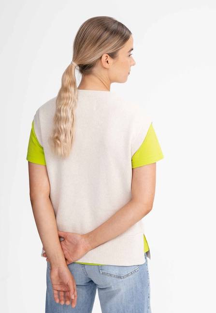Melawear Damen Jacquard Strick Pullunder JAMUNA Letzter Tag