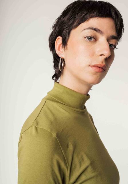 Melawear Damen Turtleneck Shirt ANCHAL Sonderangebot der Fabrik