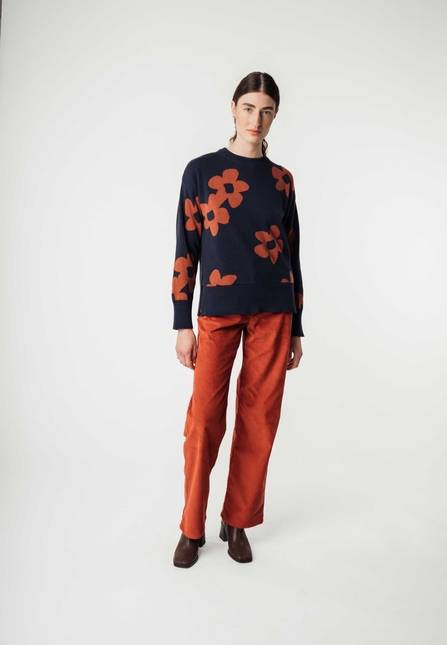 Melawear Jacquard Strickpullover FAIZA Vierteljährliche Förderung
