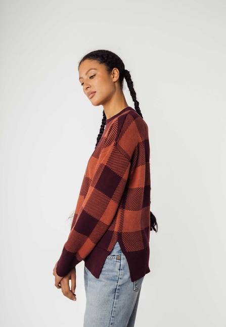 Melawear Jacquard Strickpullover FAIZA Discount Store für neue Produkte