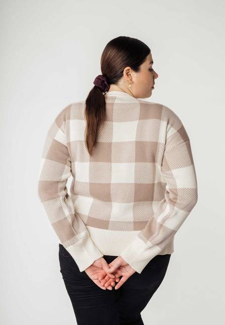 Melawear Jacquard Strickpullover FAIZA Nur noch ein Tag übrig