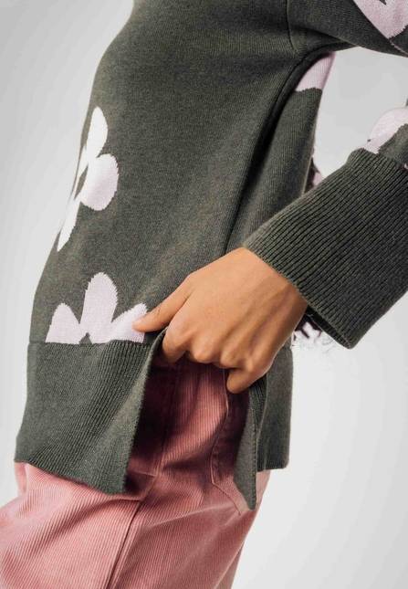 Melawear Jacquard Strickpullover FAIZA Super Rabatt