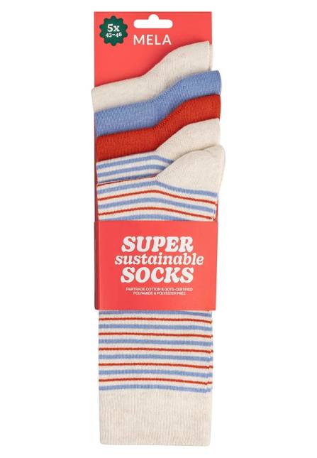 Melawear Socken 5er Pack Basic Schlussverkauf