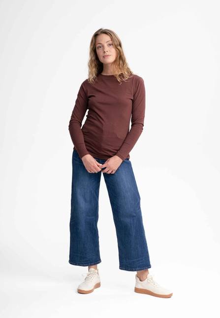 Melawear Damen Basic Langarmshirt DHIVYA Meist gekauft