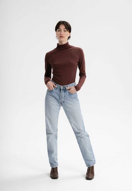 Melawear Damen Turtleneck Shirt ANCHAL Riesige Ersparnisse